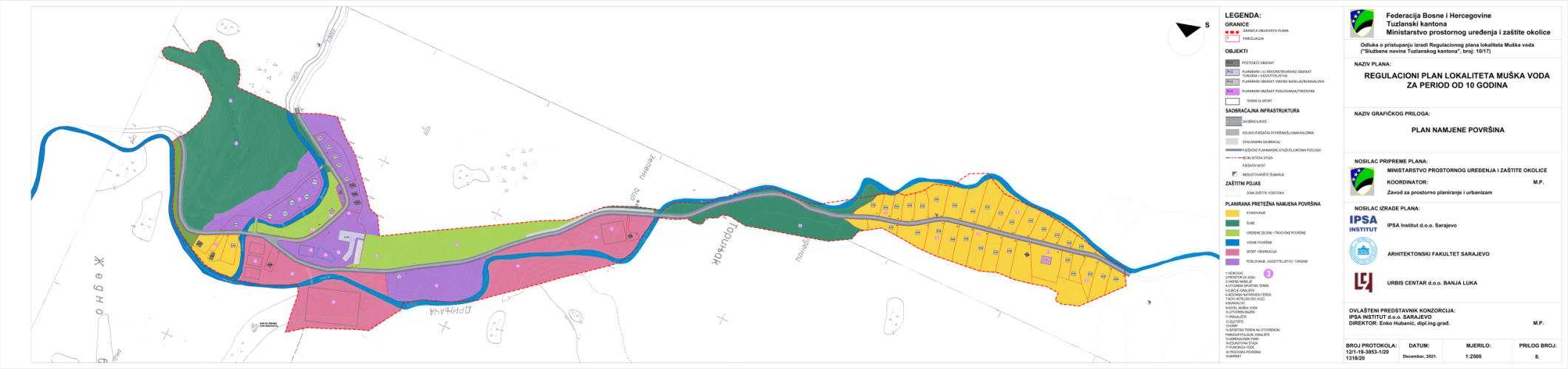 Regulacioni_plan_Muska_voda_Planirana_namjena_povrsina