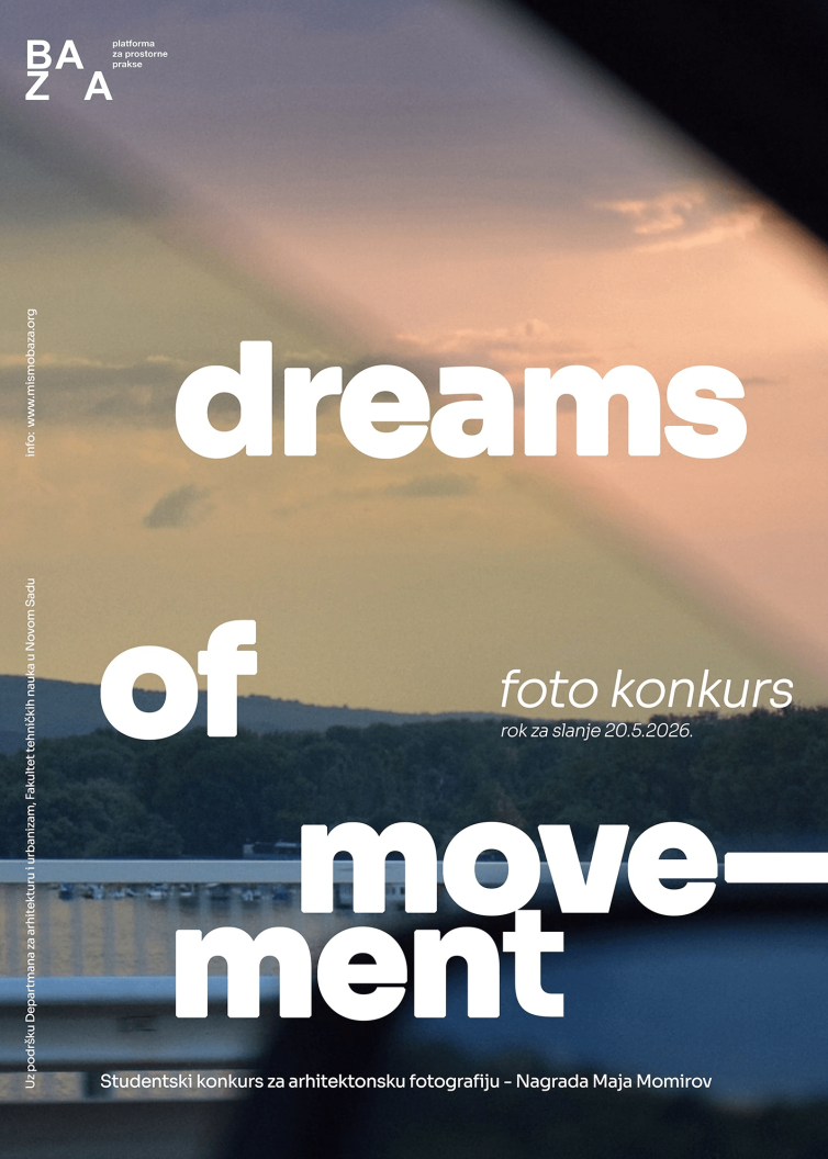 Poziv - studentski konkurs za arhitektonsku fotografiju za nagradu MM 2026
