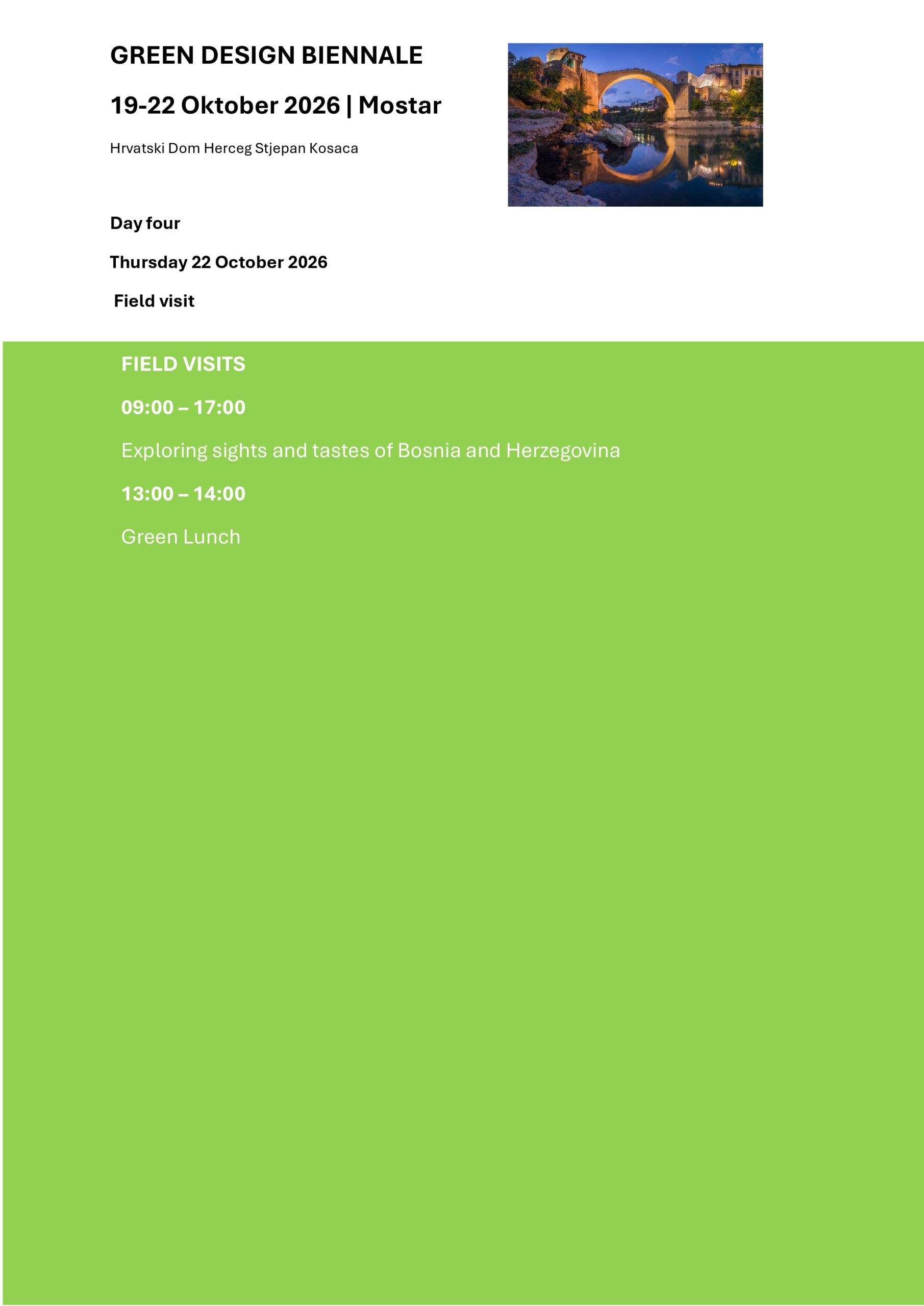 GREEN DESIGN BIENNALE 19-22 October 2026 MOSTAR v3-0006